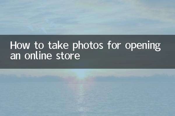 So machen Sie Fotos für die Eröffnung eines Online-Shops