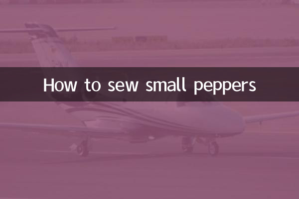 Como costurar pimentões pequenos