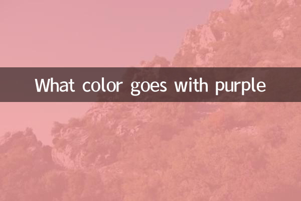 보라색에는 어떤 색이 어울리는지