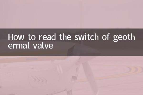 Cómo leer el interruptor de la válvula geotérmica
