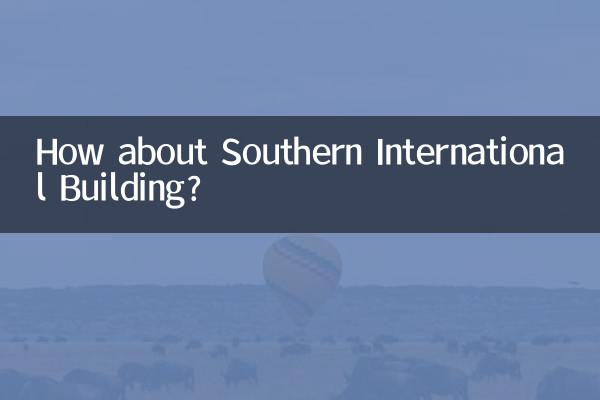 ماذا عن المبنى الدولي الجنوبي؟