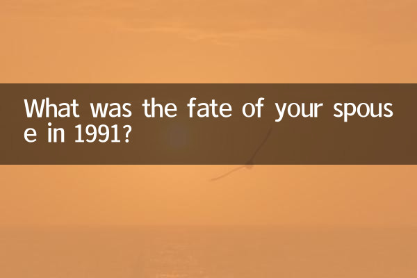 1991年是什麼命配偶