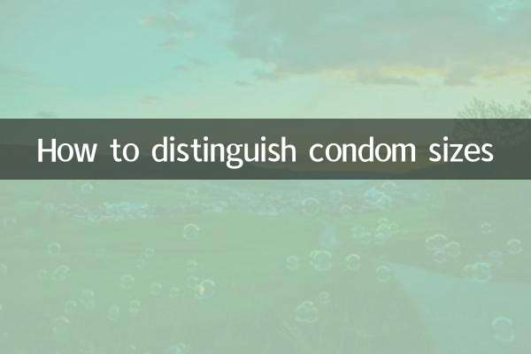 避孕套大小号怎么分