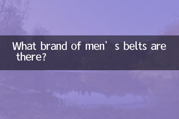 کمربندهای مردانه چه مارکی هستند؟