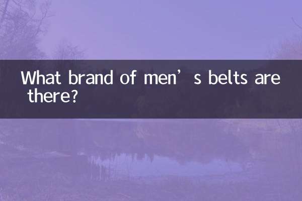 کمربندهای مردانه چه مارکی هستند؟