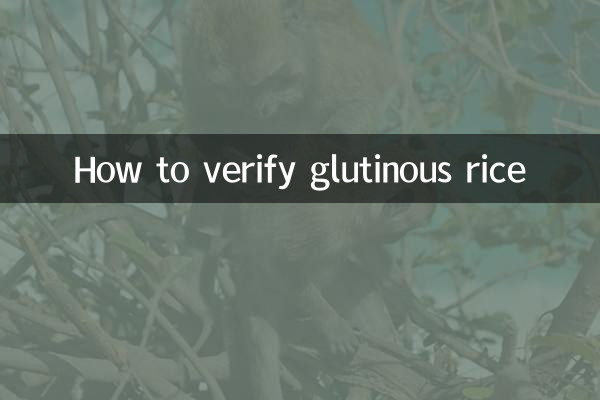 আঠালো চাল কিভাবে যাচাই করবেন