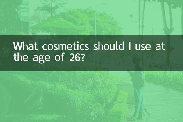 Quels cosmétiques utiliser à 26 ans ?