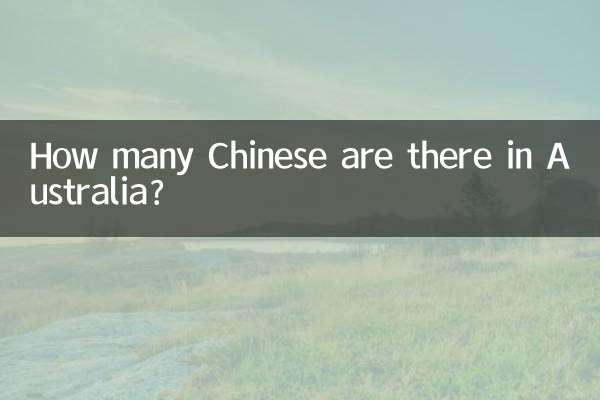 Quantos chineses existem na Austrália?