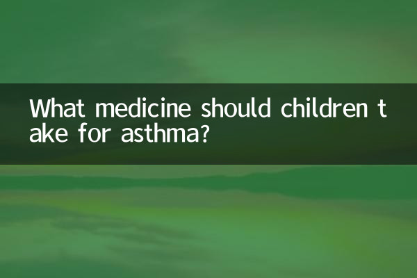 Quels médicaments les enfants doivent-ils prendre contre l'asthme ?