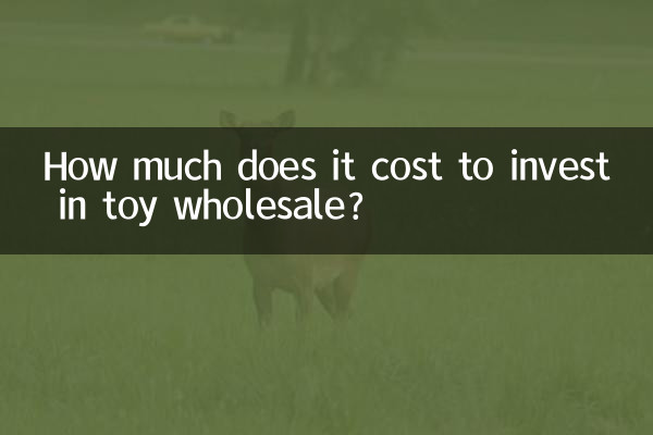 How much does it cost to invest in toy wholesale?