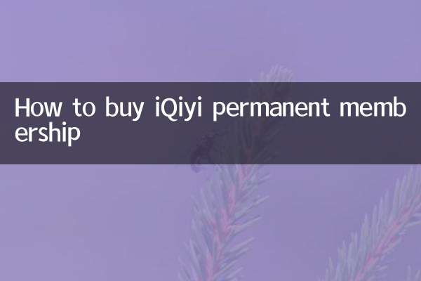 How to buy iQiyi permanent membership