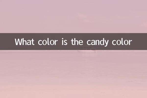What color is the candy color