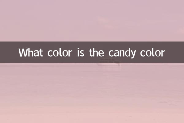 What color is the candy color