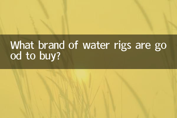 What brand of water rigs are good to buy?