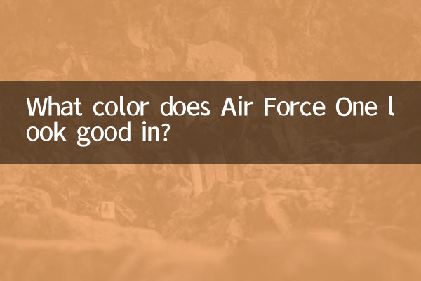 Dans quelle couleur Air Force One est-elle belle ?
