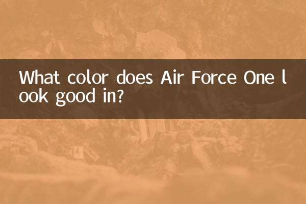 In che colore sta bene l'Air Force One?