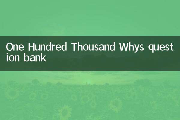 Hunderttausend-Warum-Fragenbank