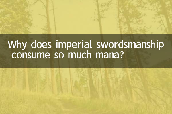 Warum verbraucht die imperiale Schwertkunst so viel Mana?