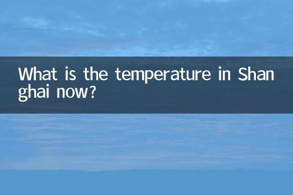 সাংহাইতে এখন তাপমাত্রা কত?
