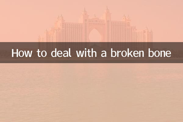 Cómo lidiar con un hueso roto