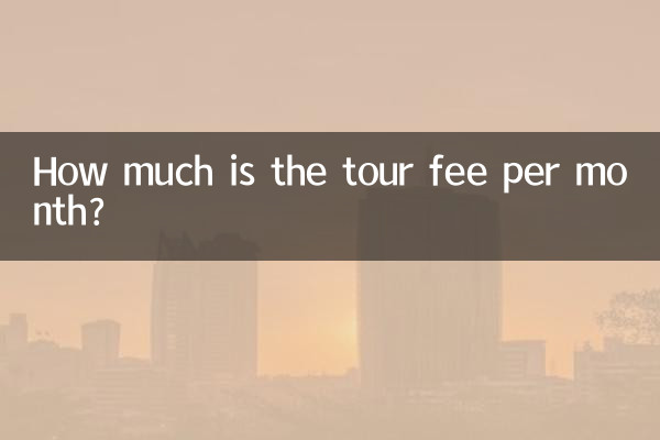 Wie hoch ist die Tourgebühr pro Monat?