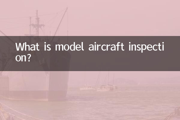 ¿Qué es la inspección de modelos de aviones?