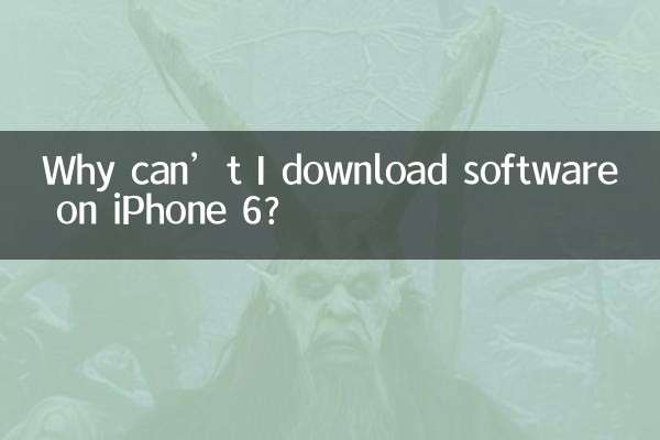 Warum kann ich keine Software auf das iPhone 6 herunterladen?