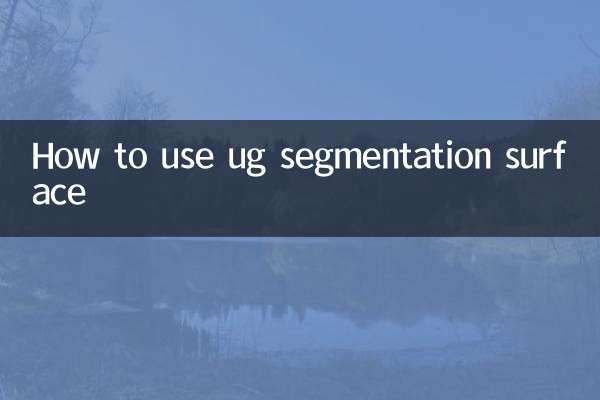 Come utilizzare la superficie di segmentazione ug