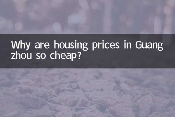 गुआंगज़ौ में आवास की कीमतें इतनी सस्ती क्यों हैं?