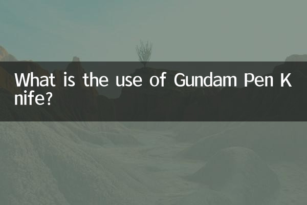 गुंडम पेन चाकू का उपयोग क्या है?