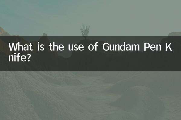 गुंडम पेन चाकू का उपयोग क्या है?