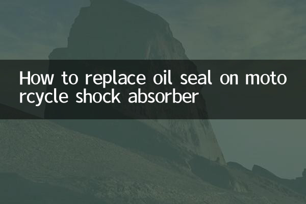 摩托减震怎么换油封