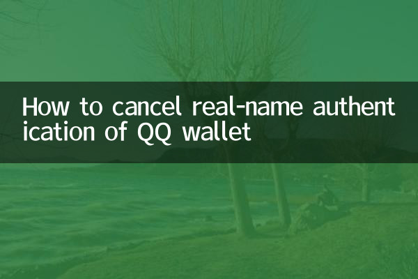 How to cancel real-name authentication of QQ wallet