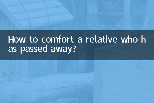 كيف تعزية قريب مات؟