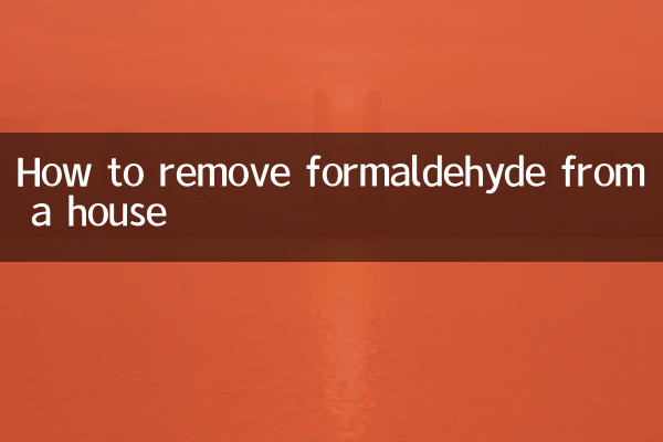 So entfernen Sie Formaldehyd aus einem Haus