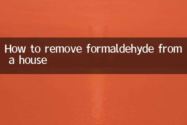 So entfernen Sie Formaldehyd aus einem Haus