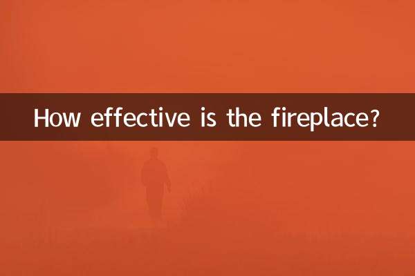 How effective is the fireplace?