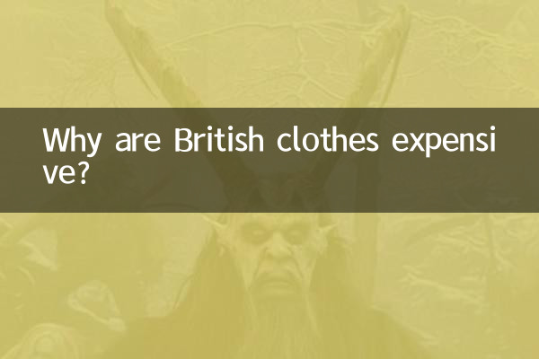 Why are British clothes expensive?