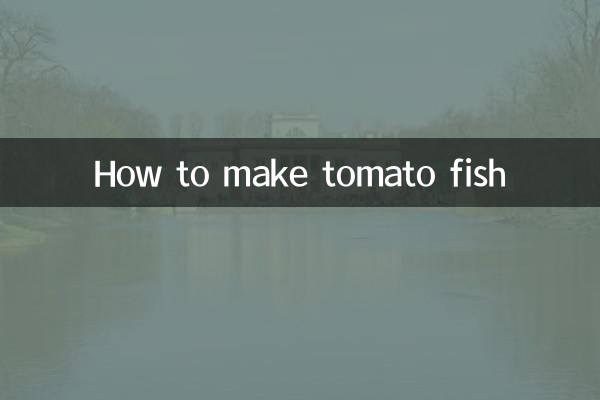 Wie man Tomatenfisch macht