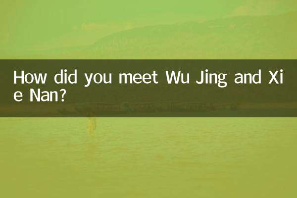 Wie haben Sie Wu Jing und Xie Nan kennengelernt?