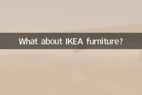 Was ist mit IKEA-Möbeln?