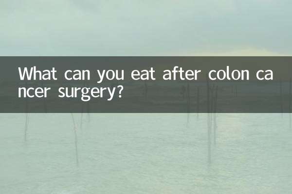 Was darf man nach einer Darmkrebsoperation essen?