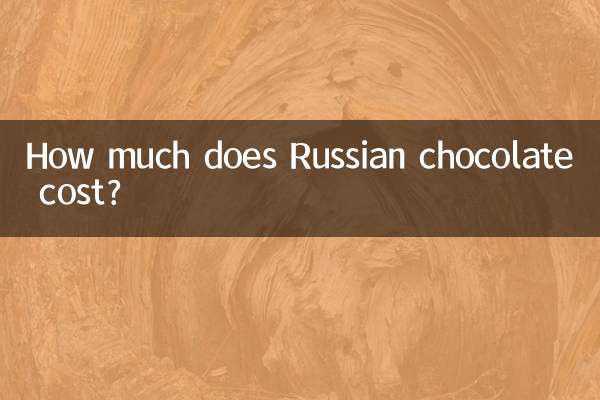 Wie viel kostet russische Schokolade?