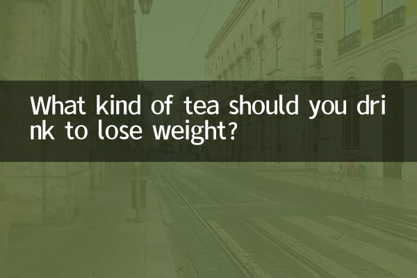 What kind of tea should you drink to lose weight?