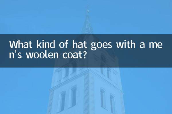 Quel genre de chapeau va avec un manteau en laine pour homme ?