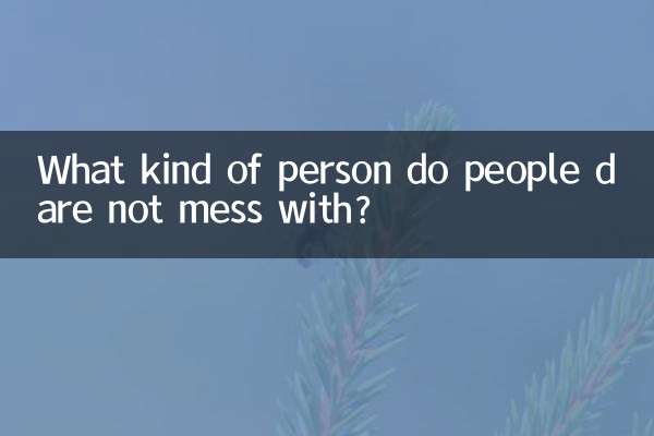 ¿Con qué tipo de persona la gente no se atreve a meterse?