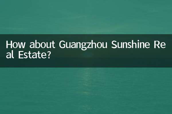 ماذا عن قوانغتشو صن شاين العقارية؟