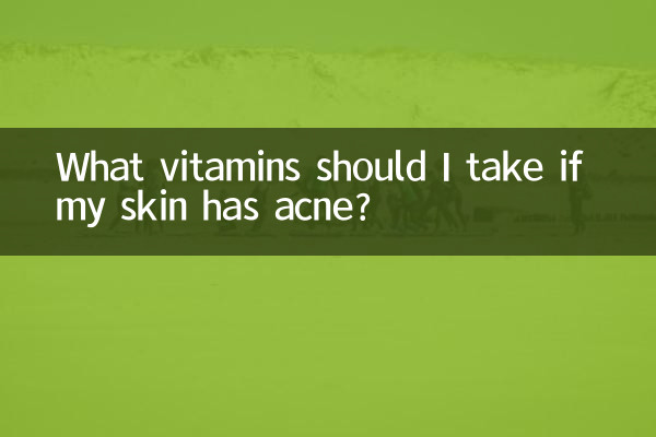 Quali vitamine dovrei prendere se la mia pelle ha l'acne?