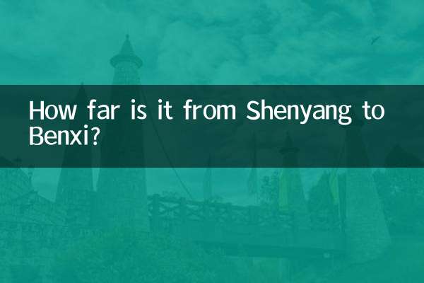 ¿A cuánta distancia está Shenyang de Benxi?