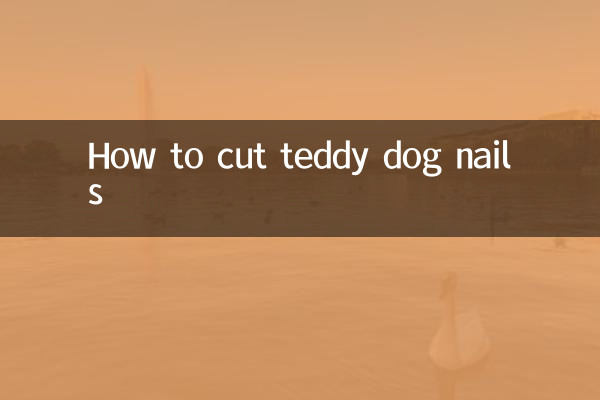 泰迪狗指甲怎麼剪